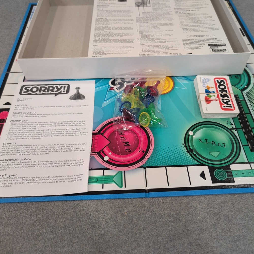 Sorry! The Game of Sweet Revenge Parker Brothers Board Game 2005 Edition 00390 - Picture 2 of 6